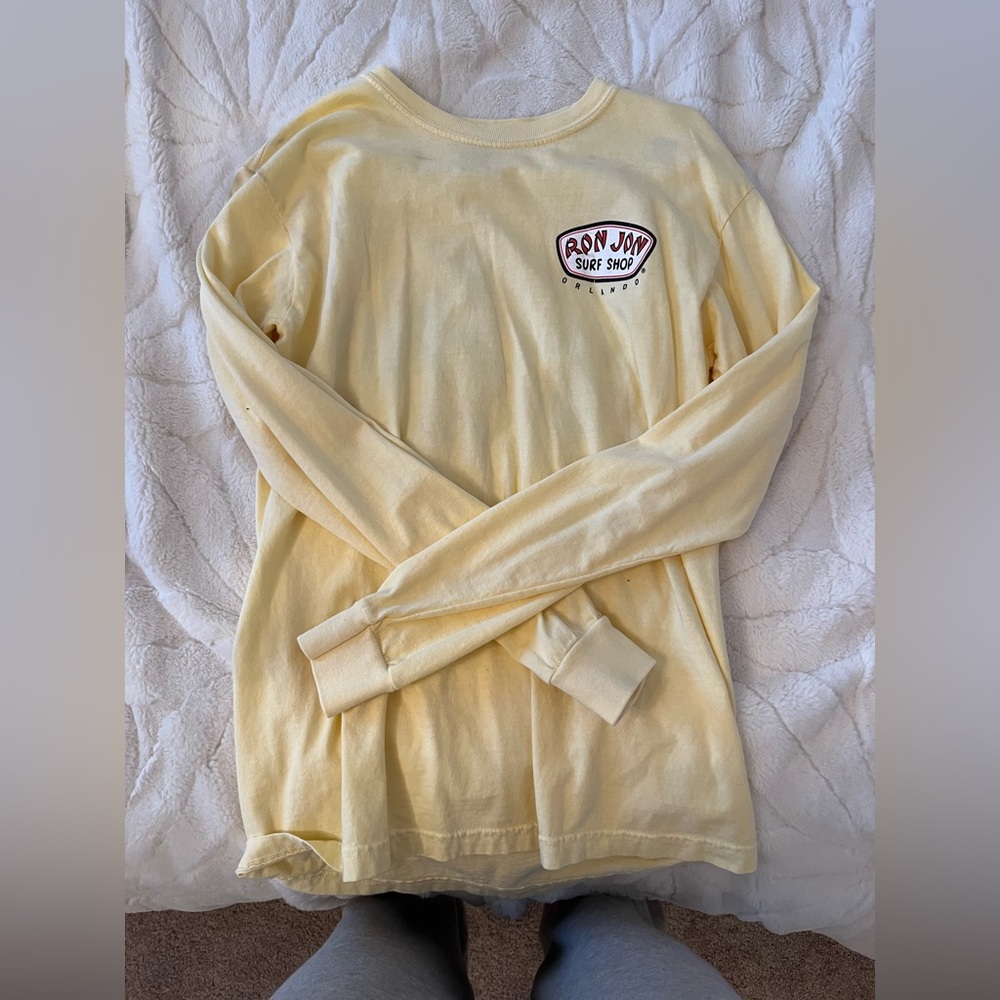 yellow Ron Jon Orlando long sleeve